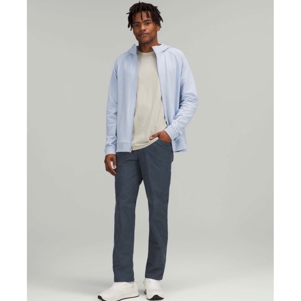 Lululemon ABC Pant Classic-Fit‎ Warpstreme Grey Blue Mens 32 Trousers 34"120$